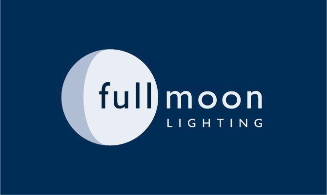 Full Moon Logo - Full Moon Lighting Designs. Graphic Design & Wedding