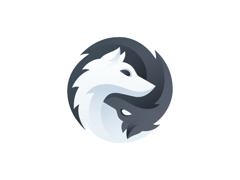 Grey Animal Logo - Gray Wolf Games - Logo by Jord Riekwel | Dribbble | Dribbble