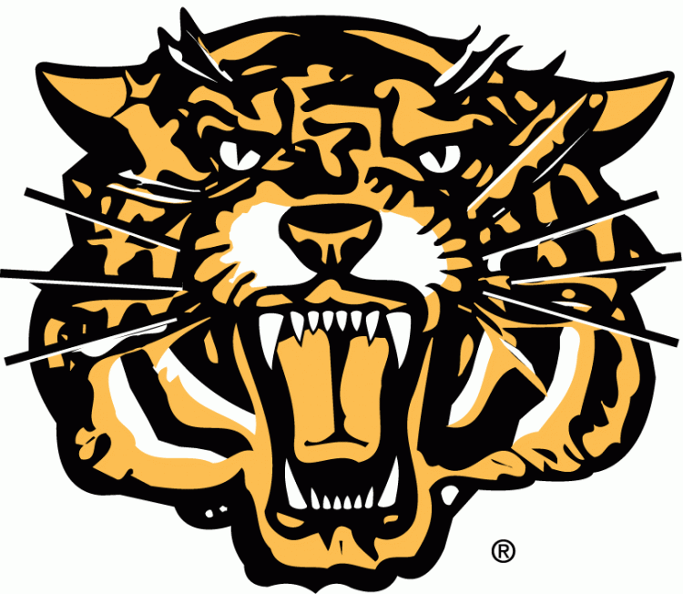 Black and Yellow Sports Logo - Hamilton Tiger-Cats Secondary Logo - Canadian Football League (CFL ...