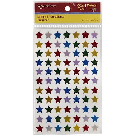 Multi Colored Star Logo - Recollections™ Star Stickers, Multi Colored
