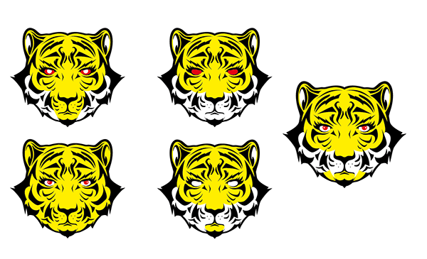Yellow Tiger Logo - Logo Design Yellow Tigers on Behance