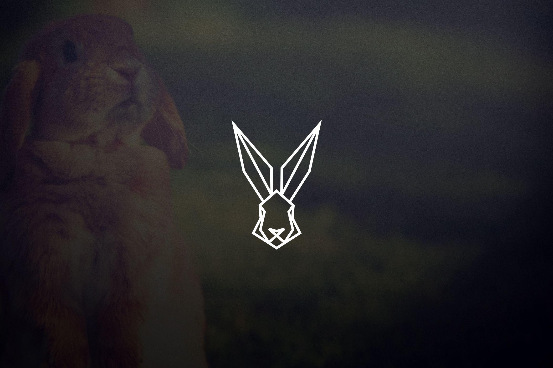 Grey Animal Logo - Geometric Animal Icon and Logos