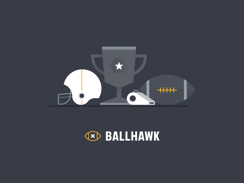 Ball Hawk Logo - Ballhawk. The ultimate fantasy football companion