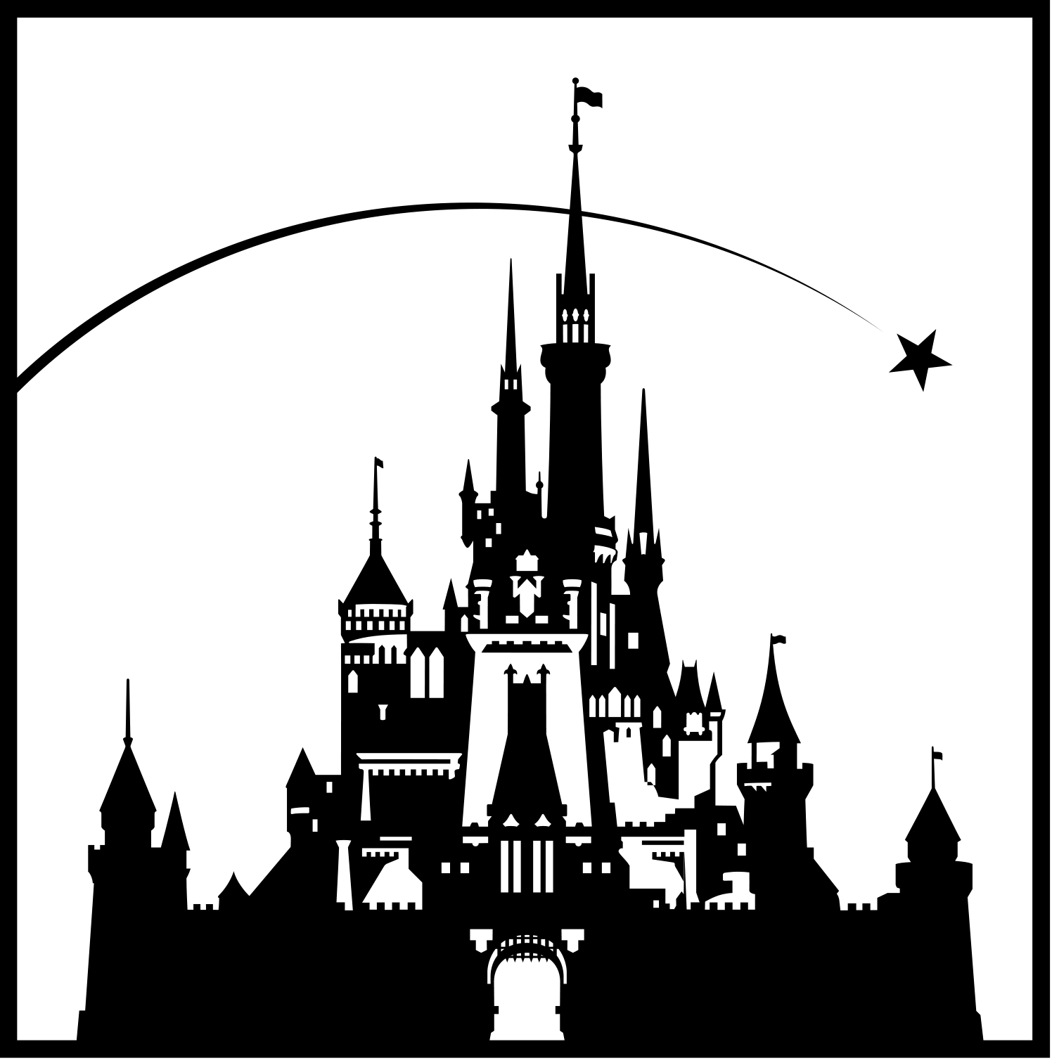 Walt Disney Castle Logo - Pin by Chelsie Brooks on Tattoo | Disney, Walt disney, Disney castle ...