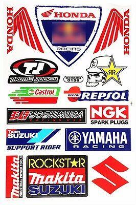 Racing Sponsor Logo - NEW ROCKSTAR ENERGY Sticker Motocross Racing Sponsor Logo BMX MTB ...