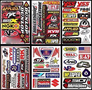 Racing Sponsor Logo - New Rockstar Energy Sticker Motocross Racing Sponsor Logo BMX MTB ...