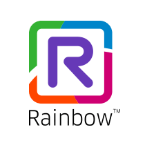 Rainbow Corporate Logo - Business Communication and Collaboration Tool, Office Instant ...