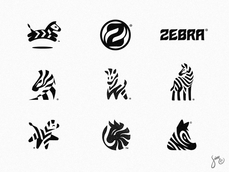 Zebra Logo - Zebra | Logo Collection by simc | Dribbble | Dribbble