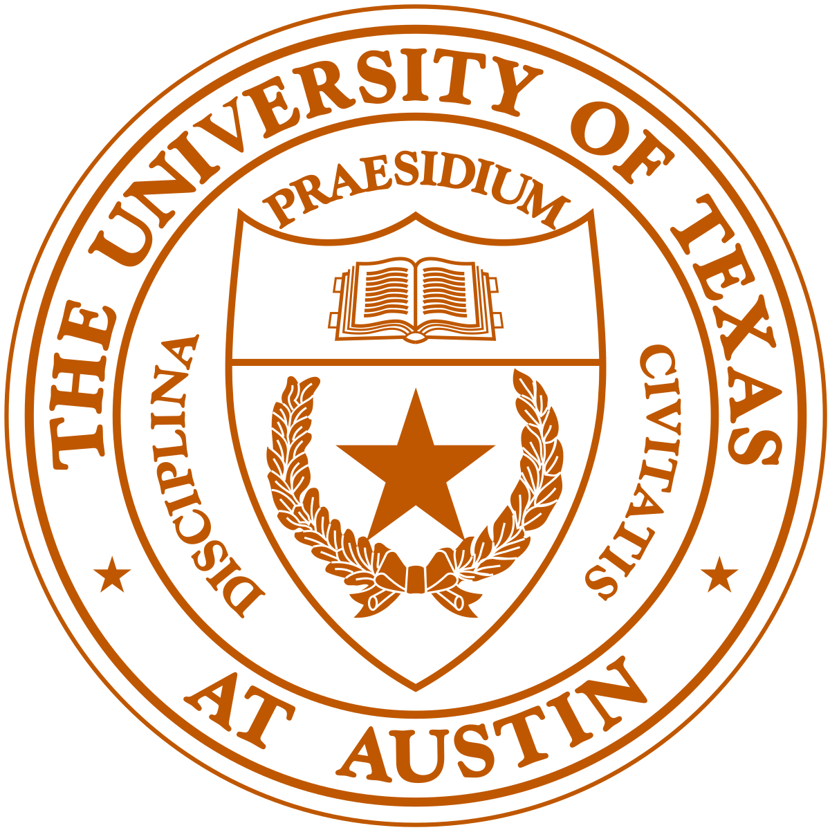 Bigraph Orange White Square Logo - University of Texas at Austin