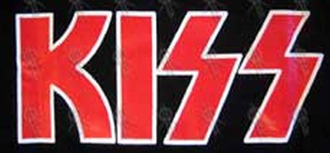 Red Kiss Logo - KISS - Black 'Kiss' Logo T-Shirt (Clothing, Shirts) | Rare Records