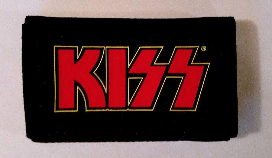 Red Kiss Logo - KISS Logo Velcro Wallet (Black) – KISS Addiction