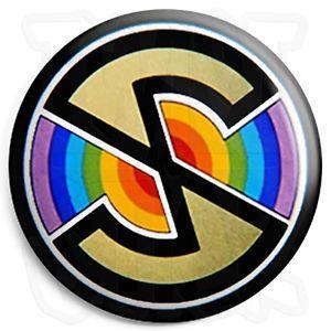 Scarlet Logo - Captain Scarlet Logo - 25mm Retro Kids TV Button Badge with Fridge ...