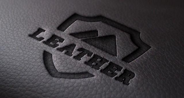 Leather Logo - Leather Logo Mock Up Template. Psd Mock Up Templates