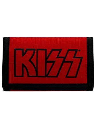 Red Kiss Logo - Kiss Logo (Red) - Wallet: Amazon.co.uk: Clothing