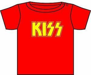 Red Kiss Logo - KISS T SHIRT TODDLER TSHIRT KISS LOGO ROCK METAL MUSIC BAND ASST