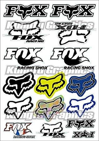 Racing Sponsor Logo - Amazon.com: Kungfu Graphics Fox Head Micro Sponsor Logo Racing ...