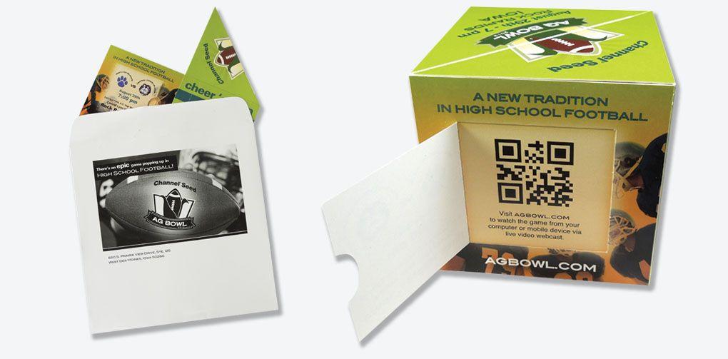 Channel Seed Logo - Custom Print – Automatic Pop Up Cube Mailer for Channel Seed