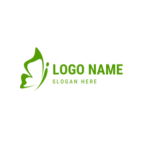 Simple Green Logo - Free Butterfly Logo Designs | DesignEvo Logo Maker