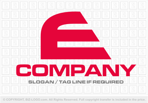 Red E Logo - Bold Red Letter E Logo