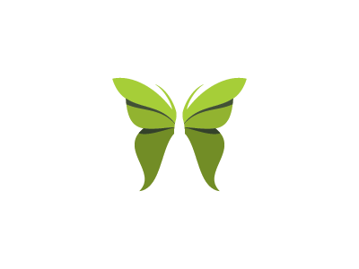 Red Yellow Blue Green Butterfly Logo - Beautiful Butterfly Logo Design for Your Inspiration