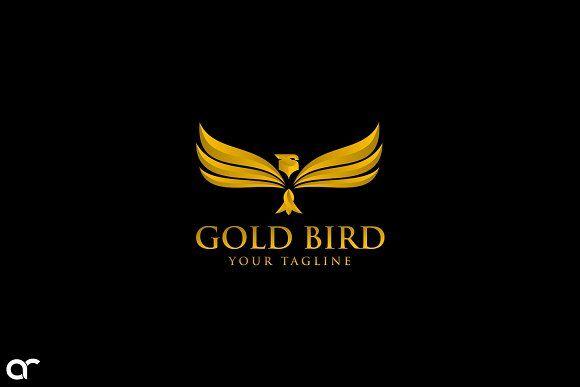 Gold Bird Logo - Gold Bird Logos ~ Logo Templates ~ Creative Market