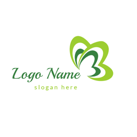 Green Butterfly Logo - Free Butterfly Logo Designs | DesignEvo Logo Maker