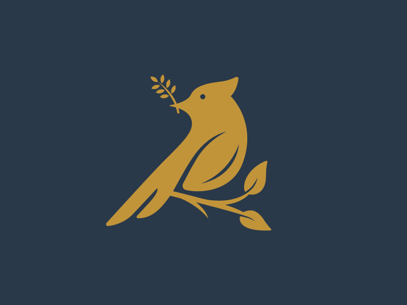 Gold Bird Logo - Gold Bird
