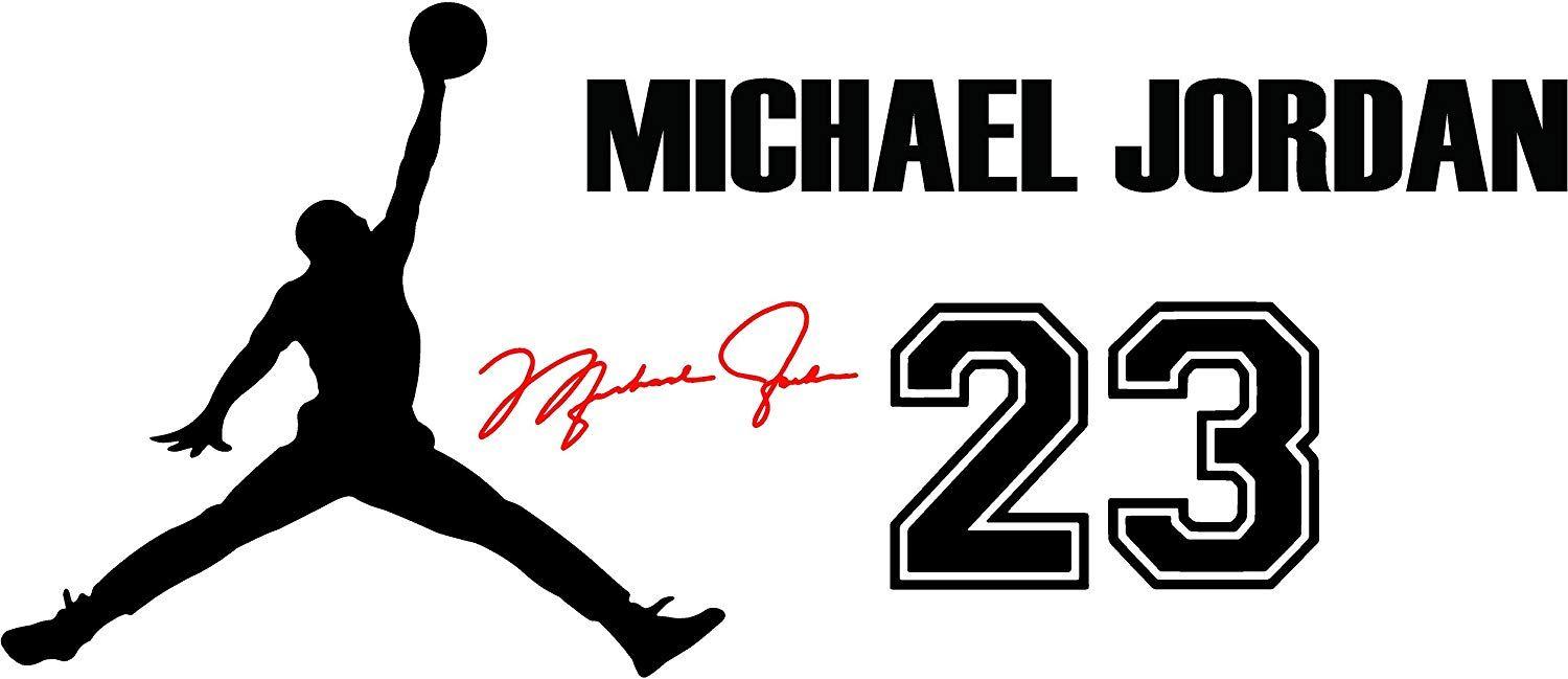 Jordan Jumpman 23 Logo - Amazon.com: Flight Jordan Jumpman Logo Huge 23 signature AIR Decal ...