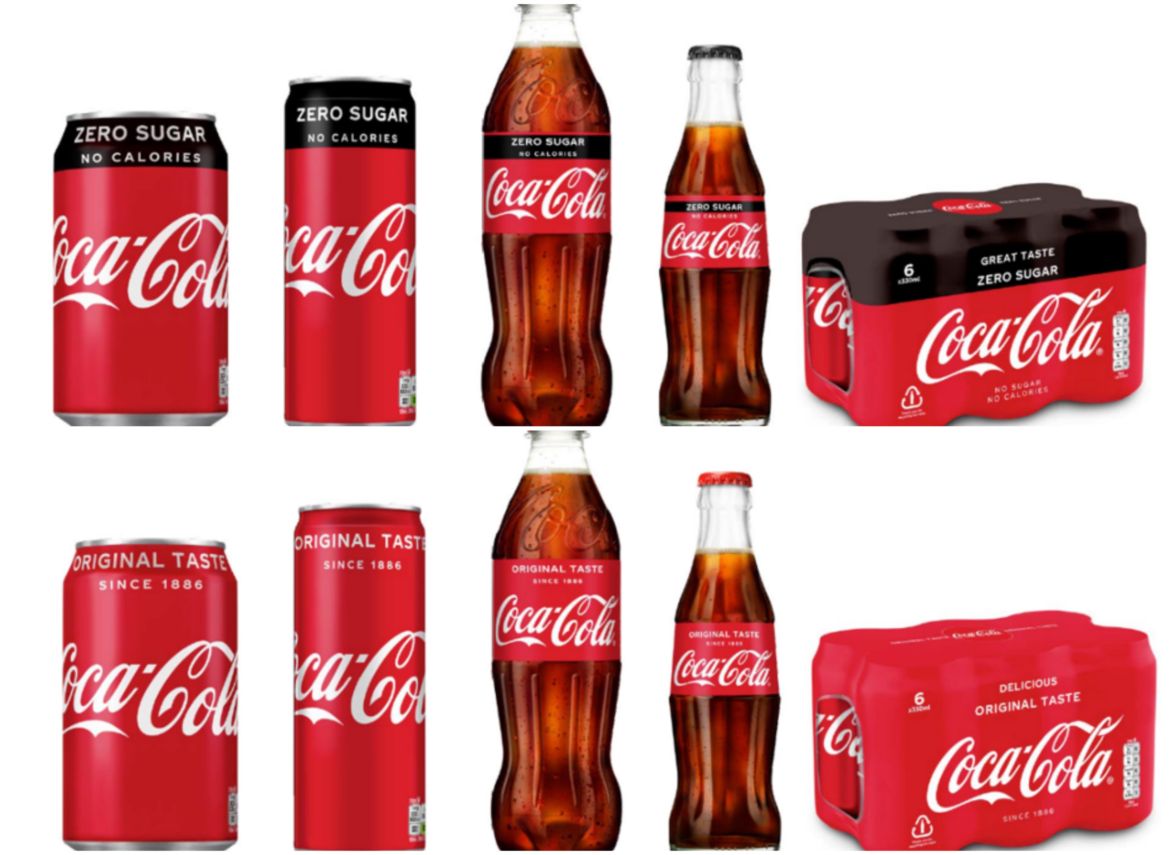 New Coke Logo - Coca-Cola UK redesigns Zero packaging to look like the original Coke