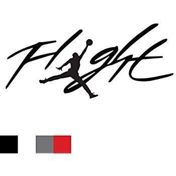 Air Jordan Flight Logo - Amazon.com: Flight Jordan Jumpman Logo Huge 23 AIR Decal Sticker for ...