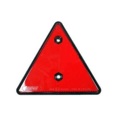 Red Triangle with Circle Logo - Workshopplus Red Triangle Reflector 150mm With Black Border | eBay