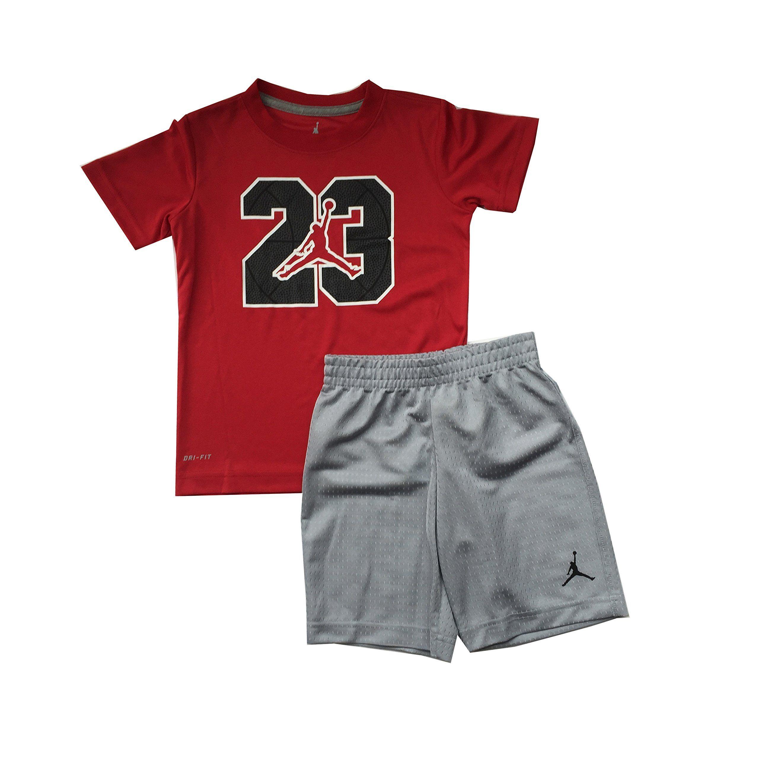 Jordan Jumpman 23 Logo - Galleon Jumpman 23 Logo Little Boys Tee Shirt And Shorts