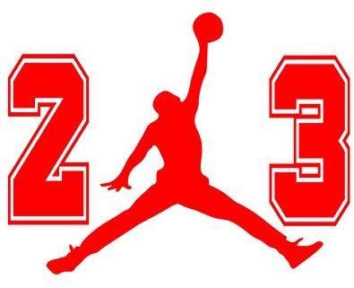 Jordan Jumpman 23 Logo - Amazon.com: 23 Flight Jordan Jumpman Logo Huge AIR Vinyl Decal ...