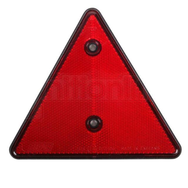 Red Triangle with Circle Logo - Warning Triangle Set Of 2 For Tow Car With Securing Suckers & Strap