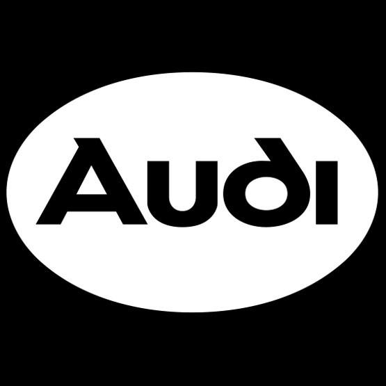 Luxury Automobile Logo - AUDI LUXURY AUTOMOBILE CAR LOGO SPONSOR BRAND CUTTING STICKER DECAL