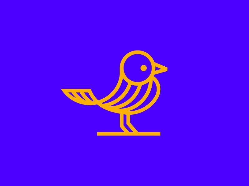 Gold Bird Logo - Gold Bird logo (for sale) by Vadim Carazan | Dribbble | Dribbble