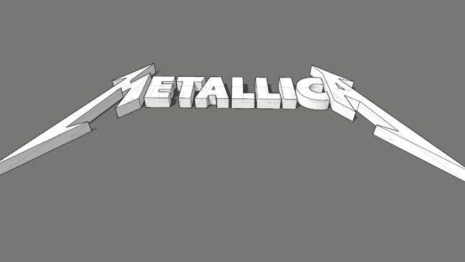 Metallica Logo - Metallica logo (Accurate, 2008 Revised Modern version) | 3D Warehouse