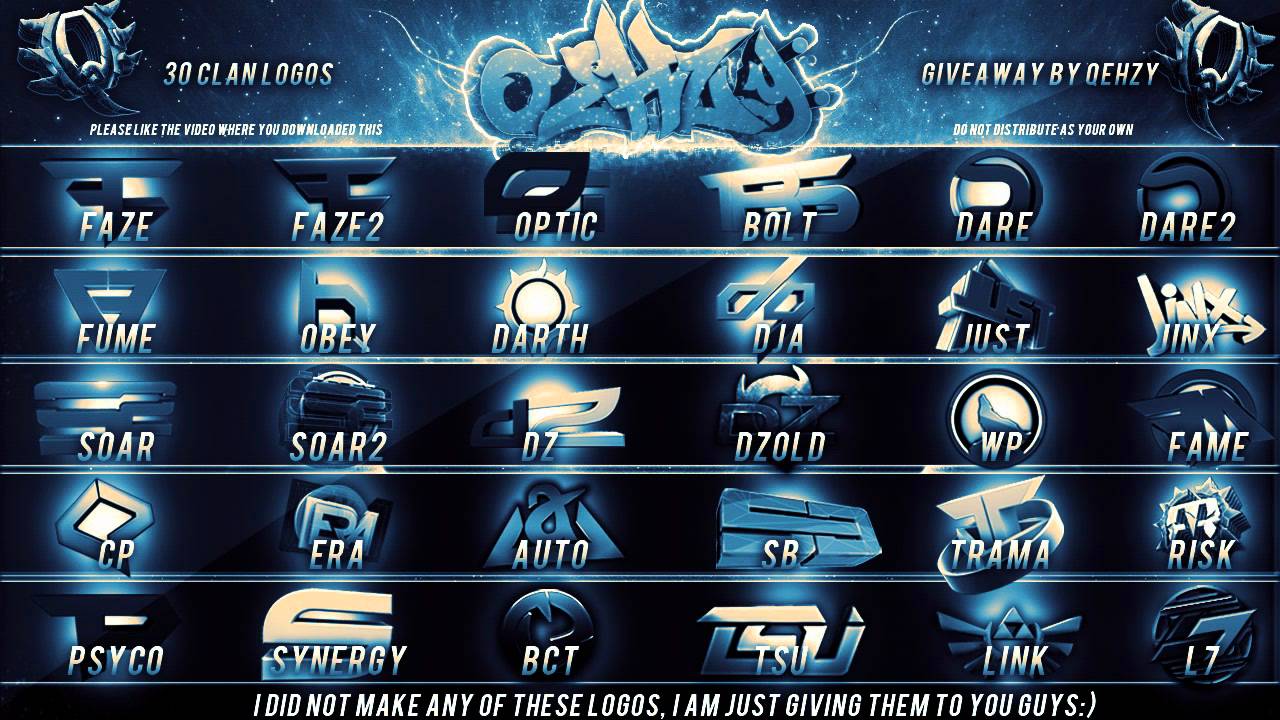 Auto Clan Logo - 25+ CLAN LOGO GIVEAWAY by Qehzy - YouTube