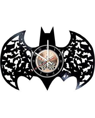 Amazing Batman Logo - Amazing Deals on Batman Superhero Emblem Art Vinyl Record Wall Clock