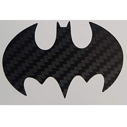 Batman B Logo - Amazon.com: Dark Knight Batman Logo Insignia Sticker Decal in Carbon ...