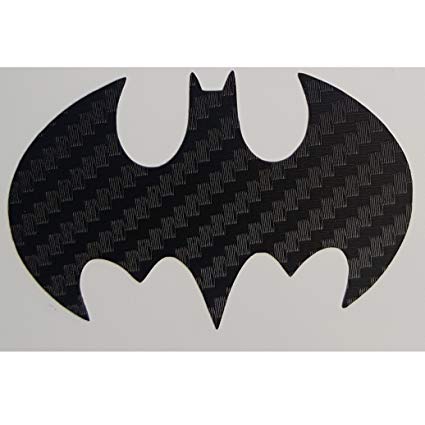 Amazing Batman Logo - Amazon.com: Dark Knight Batman Logo Insignia Sticker Decal in Carbon ...