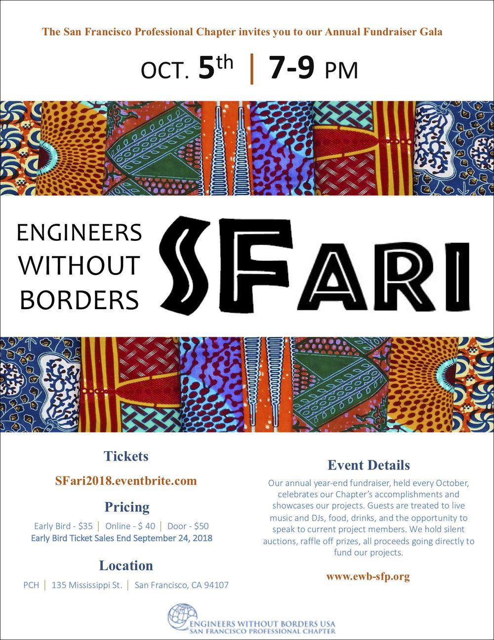 Sfari Logo - SFari 2018 — Engineers Without Border - San Francisco Professional ...