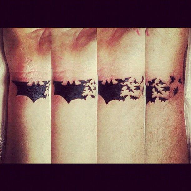 Amazing Batman Logo - Amazing Batman wrist tattoo - TattooMagz