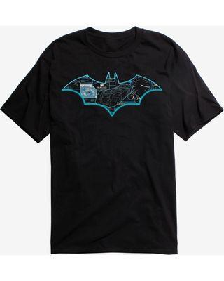 Amazing Batman Logo - Amazing Winter Deal: DC Comics Batman Logo Blueprint T Shirt