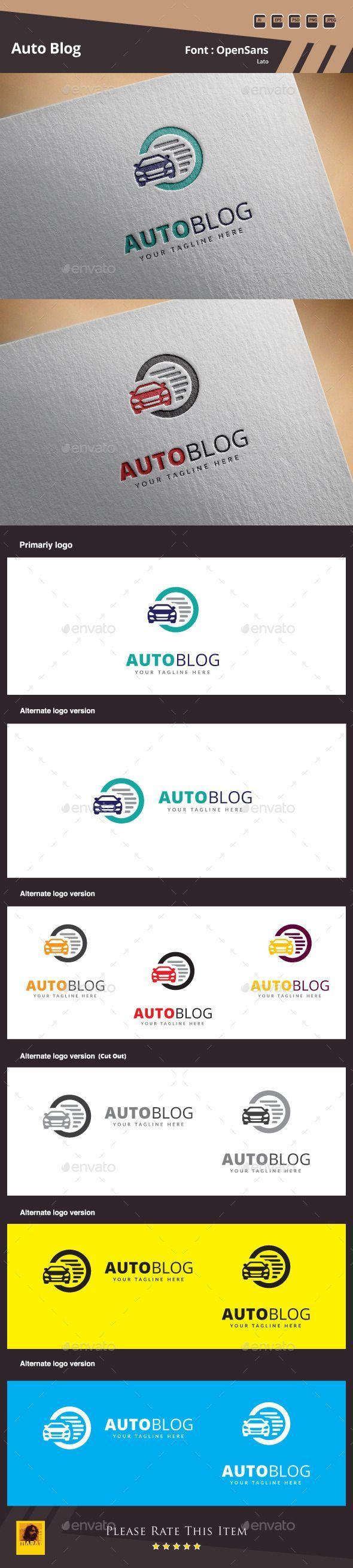 Auto Clan Logo - Auto Blog Logo Template | Object Logo Simple | Pinterest | Logo ...