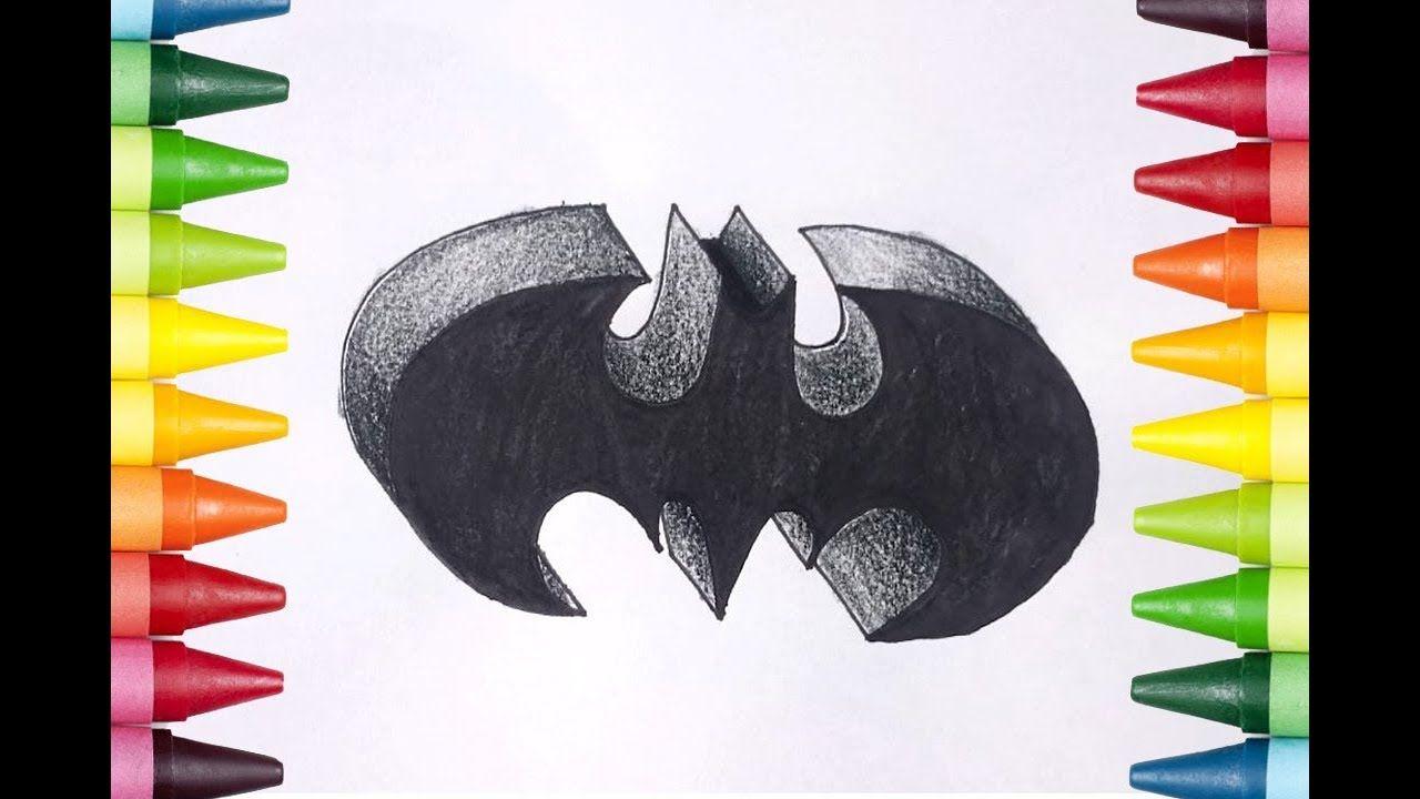 Amazing Batman Logo - BATMAN Logo in 3D. Amazing art drawing video