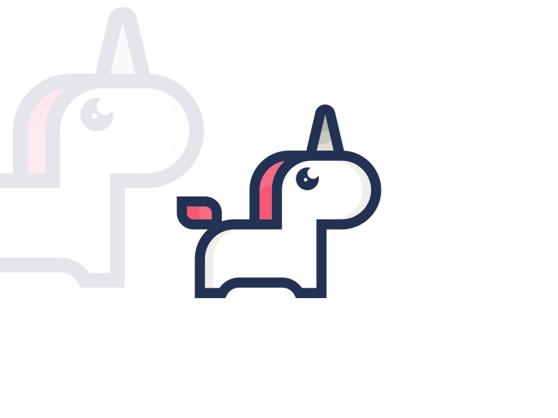 Cute Unicorn Logo - Unicorn Logo by zea lab | Dribbble | Dribbble