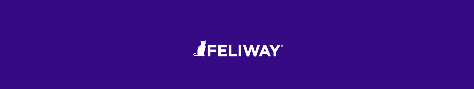 Purple Cat Head Company Logo - Feliway for cats