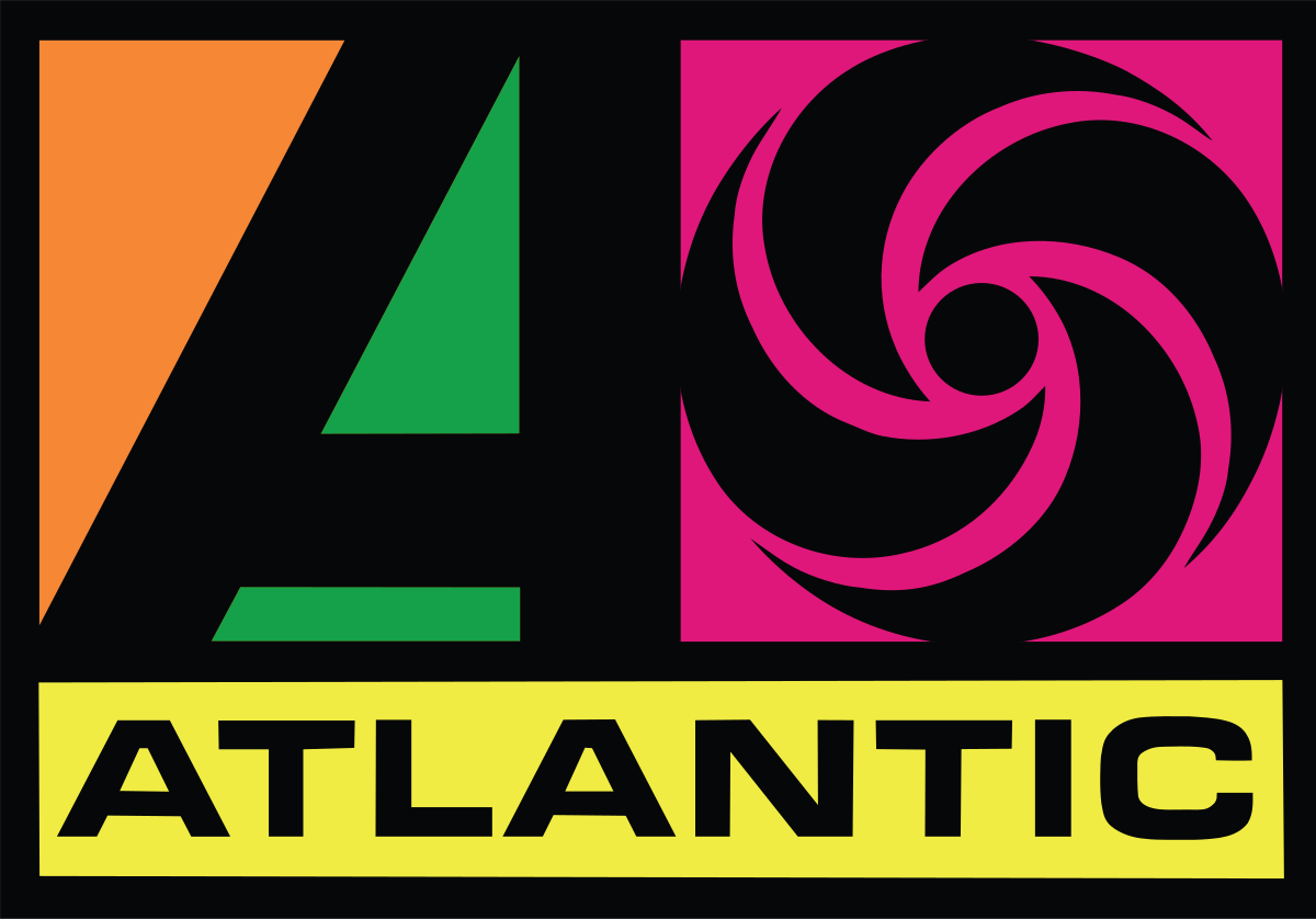 Purple Cat Head Company Logo - Atlantic Records