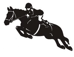 Equestrian Jumping Horse Logo - holly valley equestrian center